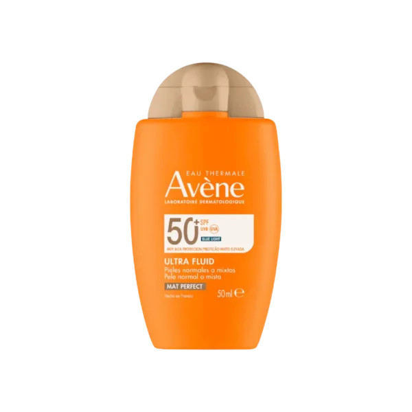 Bloqueador solar Ultra Fluid Mat Perfect con color AVENE