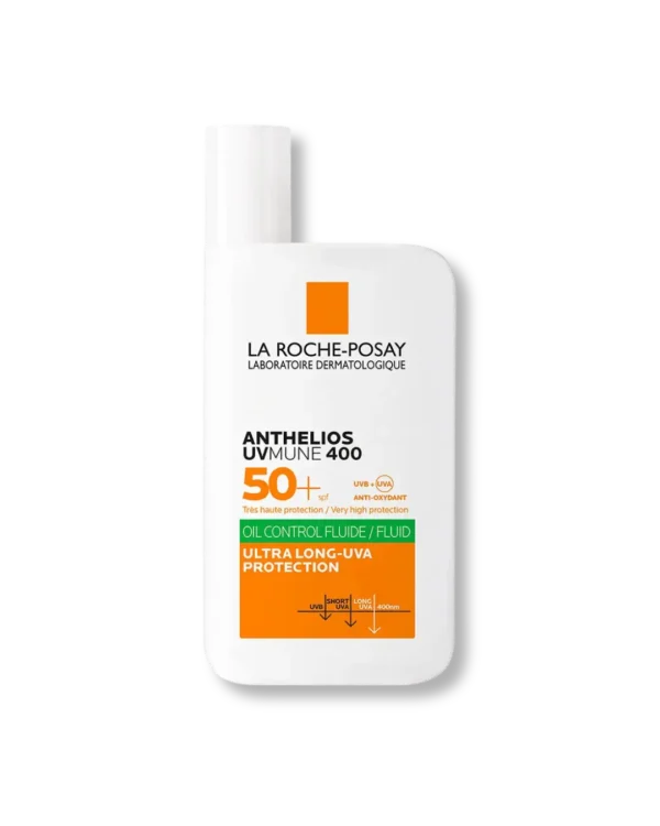 Bloqueador solar Anthelios Uv Mune 400 oil control fluide sin color LA ROCHE POSAY