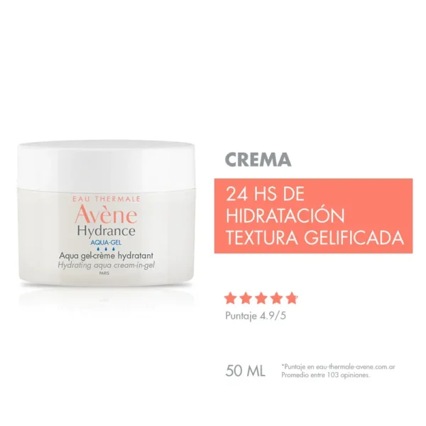 Avene Hydrance Aqua CREMA HIDRATANTE FACIAL - Imagen 2