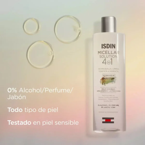 Micellar Solution 4 en 1 AGUA MICELAR ISDIN - Imagen 2