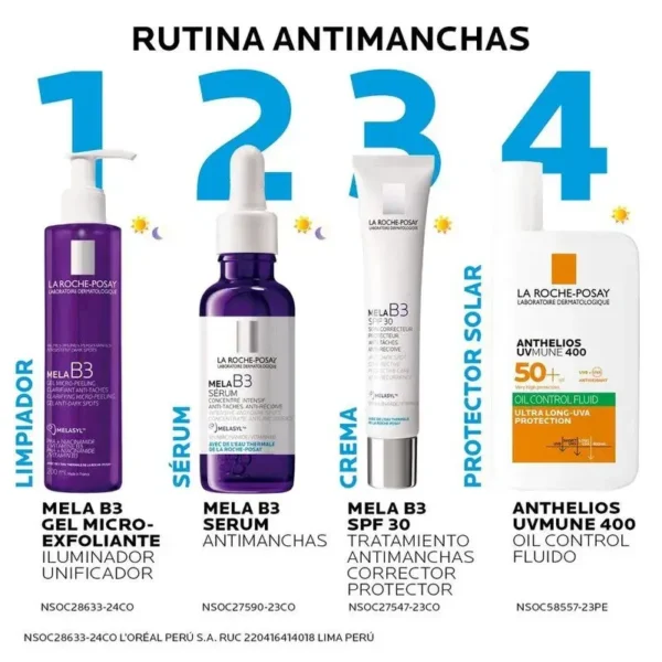 Mela B3 GEL LIMPIADOR LA ROCHE POSAY 200ml - Imagen 3