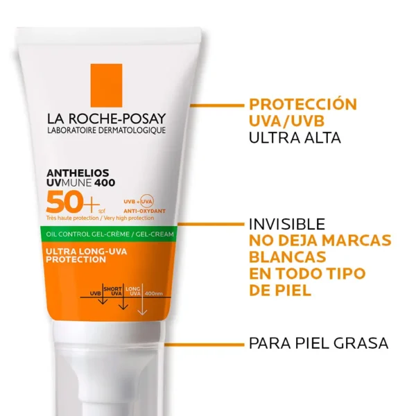 ANTHELIOS UVMUNE 400 OIL CONTROL gel creme - Imagen 2