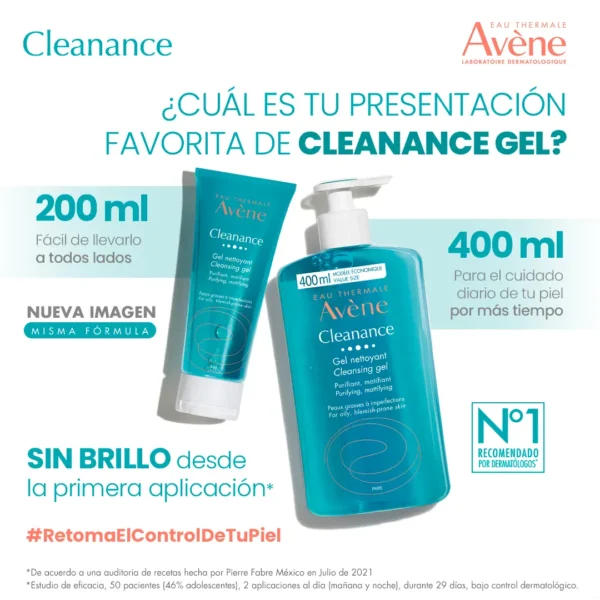 Gel Limpiador Cleanance AVENE 400ml - Imagen 3