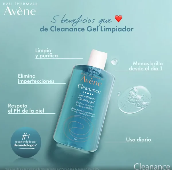 Gel Limpiador Cleanance AVENE 400ml - Imagen 4
