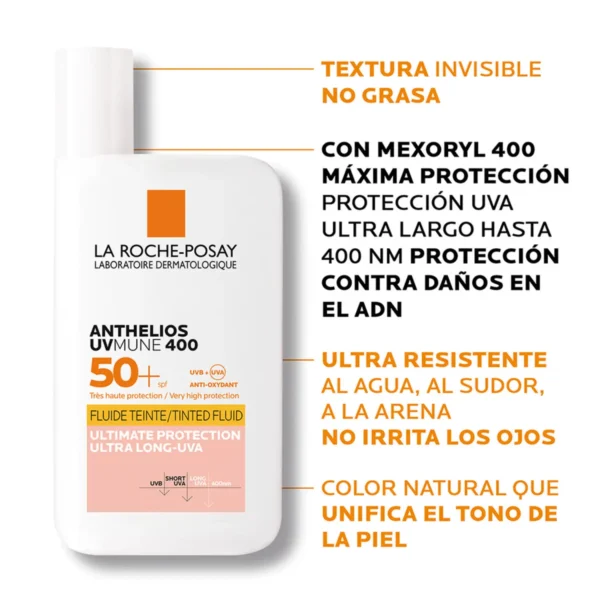 ANTHELIOS UVMUNE 400 Tinted 50 + spf - Imagen 2