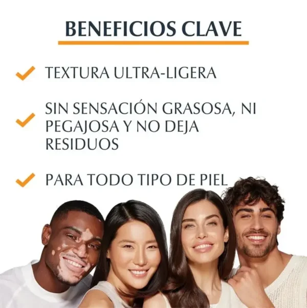 Bloqueado solar Hydro fluid sin color EUCERIN - Imagen 3