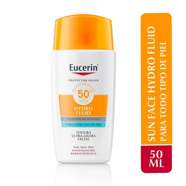 Bloqueado solar Hydro fluid sin color EUCERIN - Imagen 2