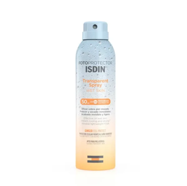 Fotoprotector ISDIN Transparent Spray Wet Skin