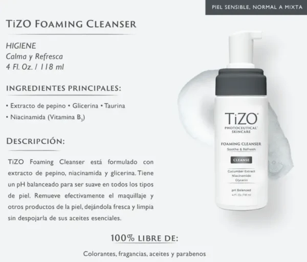 Photoceutical skincare foaming cleanser - Imagen 3