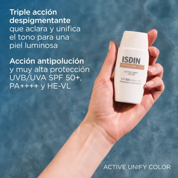 Fotoultra 100 Active Unify sin color ISDIN - Imagen 2