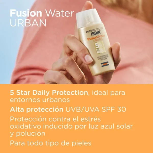 Fotoprotector ISDIN Fusion Water Urban - Imagen 2