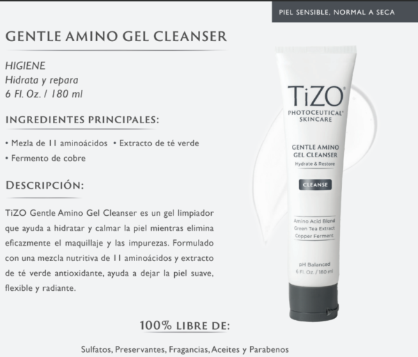 Gentle amino gel cleanser - Imagen 2