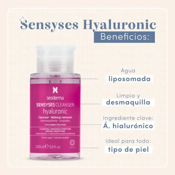 Sensyses cleanser hyaluronic - Imagen 2