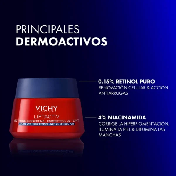 Liftactiv B3 Retinol CREMA ANTIEDAD DE NOCHE VICHY - Imagen 3