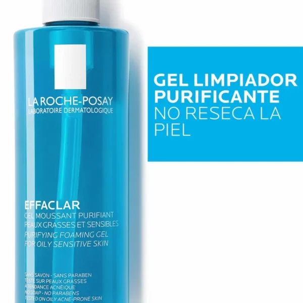 Effaclar gel limpiador purificante GEL LIMPIADOR LA ROCHE POSAY 400ml - Imagen 2
