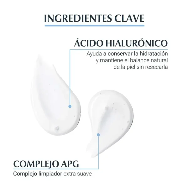 Eucerin Gel Limpiador Dermato Clean Hyaluron 200 ml - Imagen 4