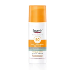Eucerin oil control toque seco tono medio BLOQUEADOR SOLAR FACIAL