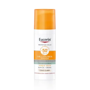 Eucerin oil control toque seco tono claro BLOQUEADOR SOLAR FACIAL