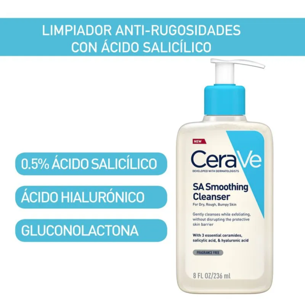 Cerave SA Smoothing cleanser GEL LIMPIADOR CERAVE - Imagen 2
