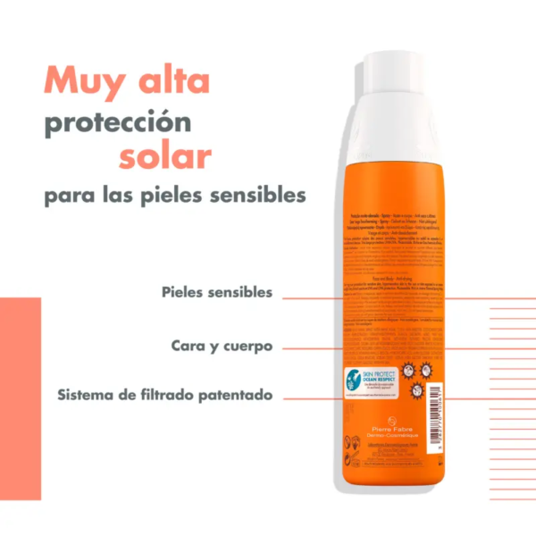 Avene spray BLOQUEADOR SOLAR CORPORAL AVENE - Imagen 3