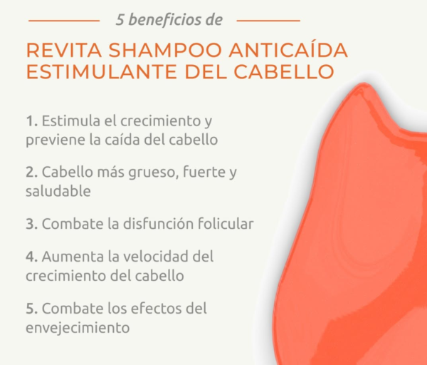 Revita hair SHAMPOO ANTICAIDA - Imagen 3