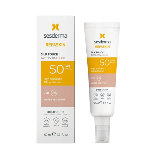 Repaskin tacto seda color BLOQUEADOR SOLAR FACIAL SESDERMA