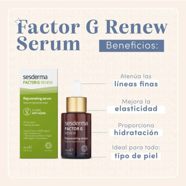 Factor G renew SERUM ANTIEDAD SESDERMA - Imagen 3