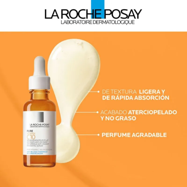 Pure Vitamine C10 SERUM ANTIEDAD LA ROCHE POSAY - Imagen 3