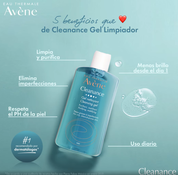 Avene Cleanance 400 ml GEL LIMPIADOR - Imagen 3