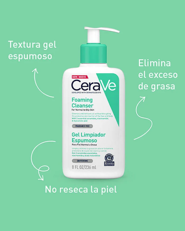 Foaming cleanser GEL LIMPIADOR CERAVE - Imagen 2