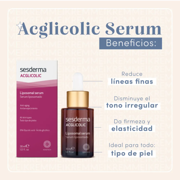 Aglicolic SERUM ANTIEDAD SESDERMA - Imagen 3