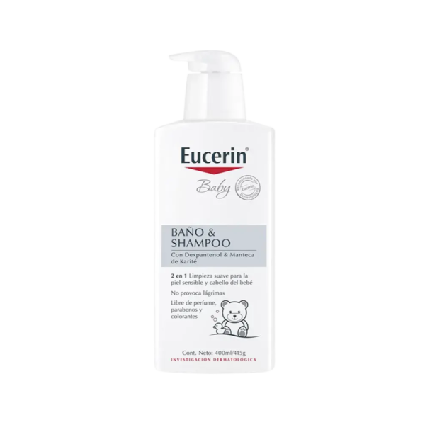 Baby Baño y Shampoo 400ml GEL LIMPIADOR NIÑOS EUCERIN