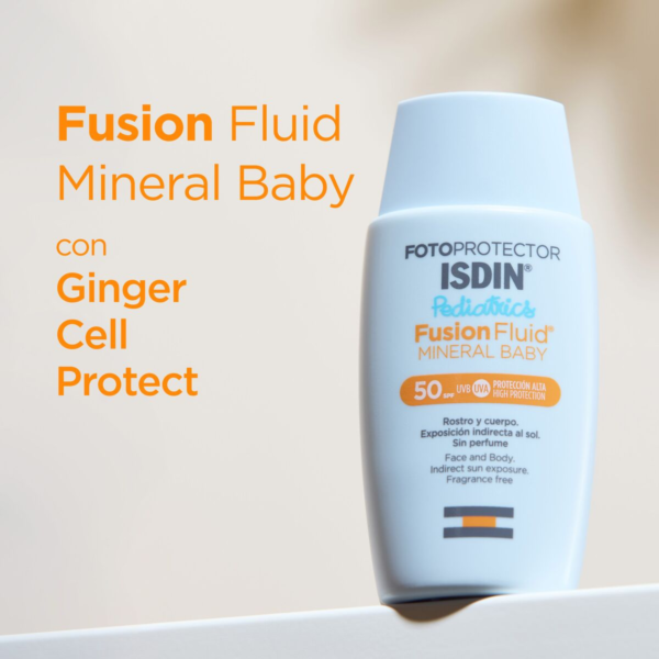 Fusion Fluid Mineral Baby Pediatrics SPF 50+ 50ml BLOQUEADOR SOLAR NIÑOS ISDIN - Imagen 3