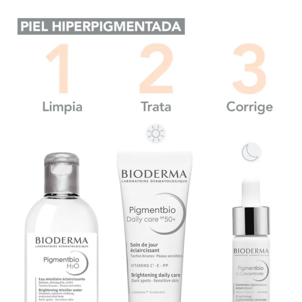 Pigmentbio Daily care CREMA DESPIGMENTANTE FACIAL DIA BIODERMA - Imagen 2