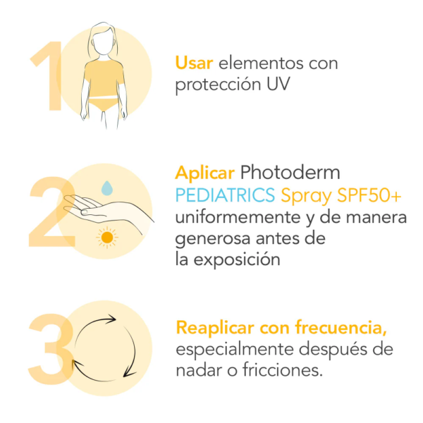 Photoderm Pediatrics Spray BLOQUEADOR SOLAR NIÑOS BIODERMA - Imagen 3
