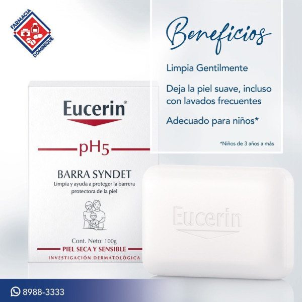 pH5 barra syndet BARRA LIMPIADORA EUCERIN - Imagen 3