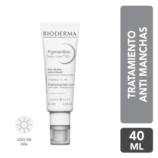 Pigmentbio Daily care CREMA DESPIGMENTANTE FACIAL DIA BIODERMA - Imagen 3