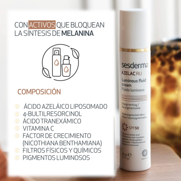 Azelac ru CREMA DESPIGMENTANTE FACIAL SESDERMA - Imagen 2