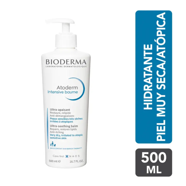 Atoderm intensive gel crema 500 ml CREMA HIDRATANTE CORPORAL BIODERMA - Imagen 4