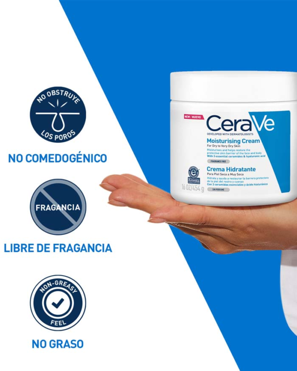 Cerave moisturising cream CREMA HIDRATANTE CORPORAL CERAVE - Imagen 2