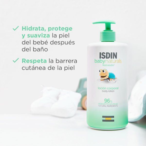 Baby Naturals Loción corporal CREMA HIDRATANTE NIÑOS ISDIN - Imagen 2