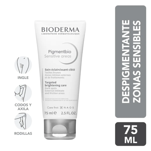 Pigmentbio sensitive areas CREMA DESPIGMENTANTE CORPORAL BIODERMA - Imagen 3