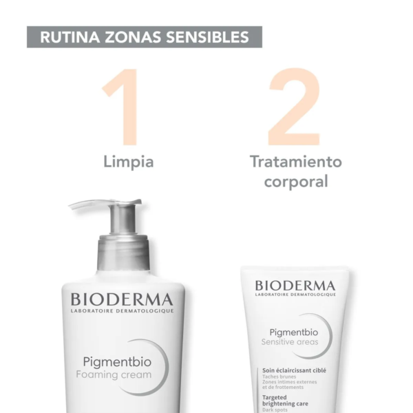 Pigmentbio sensitive areas CREMA DESPIGMENTANTE CORPORAL BIODERMA - Imagen 4