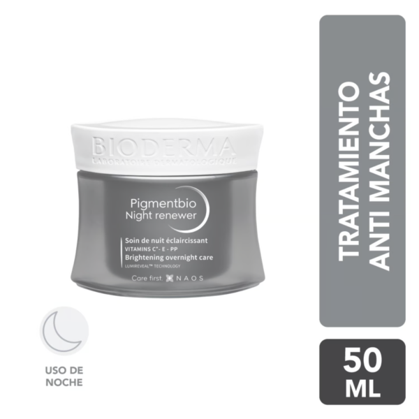 Pigmentbio night renewer CREMA DESPIGMENTANTE FACIAL NOCHE BIODERMA - Imagen 2