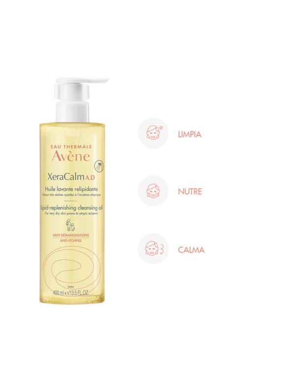 Xeracalm AD aceite de ducha GEL LIMPIADOR AVENE - Imagen 3