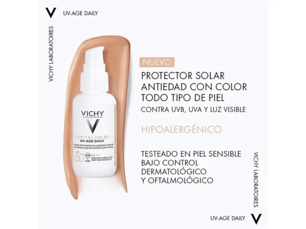 Capital Soleil UV Age daily BLOQUEADOR SOLAR VICHY tinted - Imagen 3